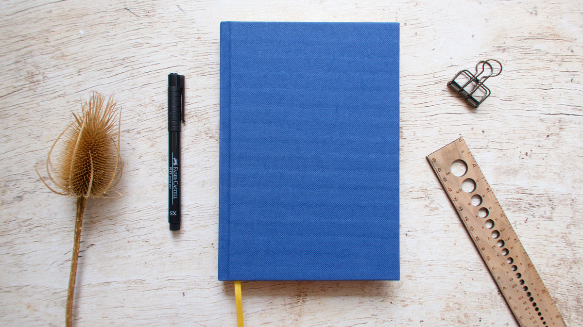 Agenda perpétuel personnalisable, couverture au choix, format moyen ou A5, fait main