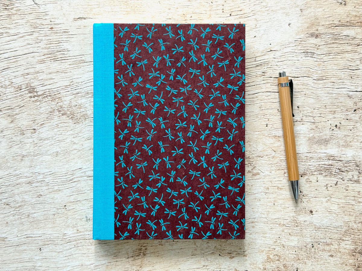 Carnet de notes format A5 fait main, couverture au choix