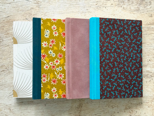 Carnet de notes format A5 fait main, couverture au choix