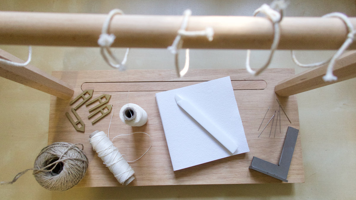 Relier votre carnet pendant un atelier à Sarzeau
