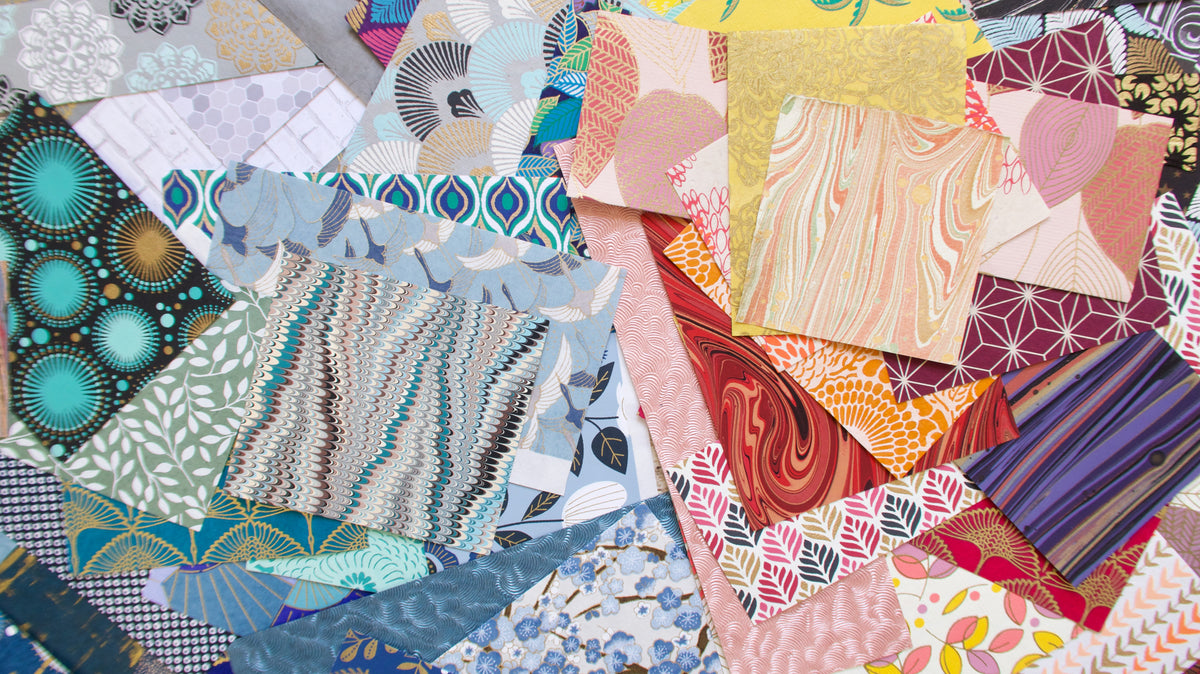 Pack de chutes de papiers décoratives, pour scrapbooking, collage et art-journal